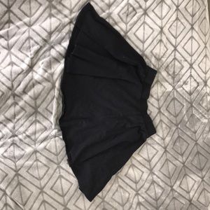 Black skater skirt